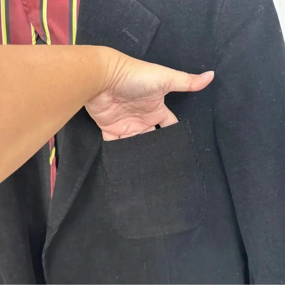 T Harris London Coat Blazer Men's Size Large Black Formal Career Holiday - Picture 6 of 16